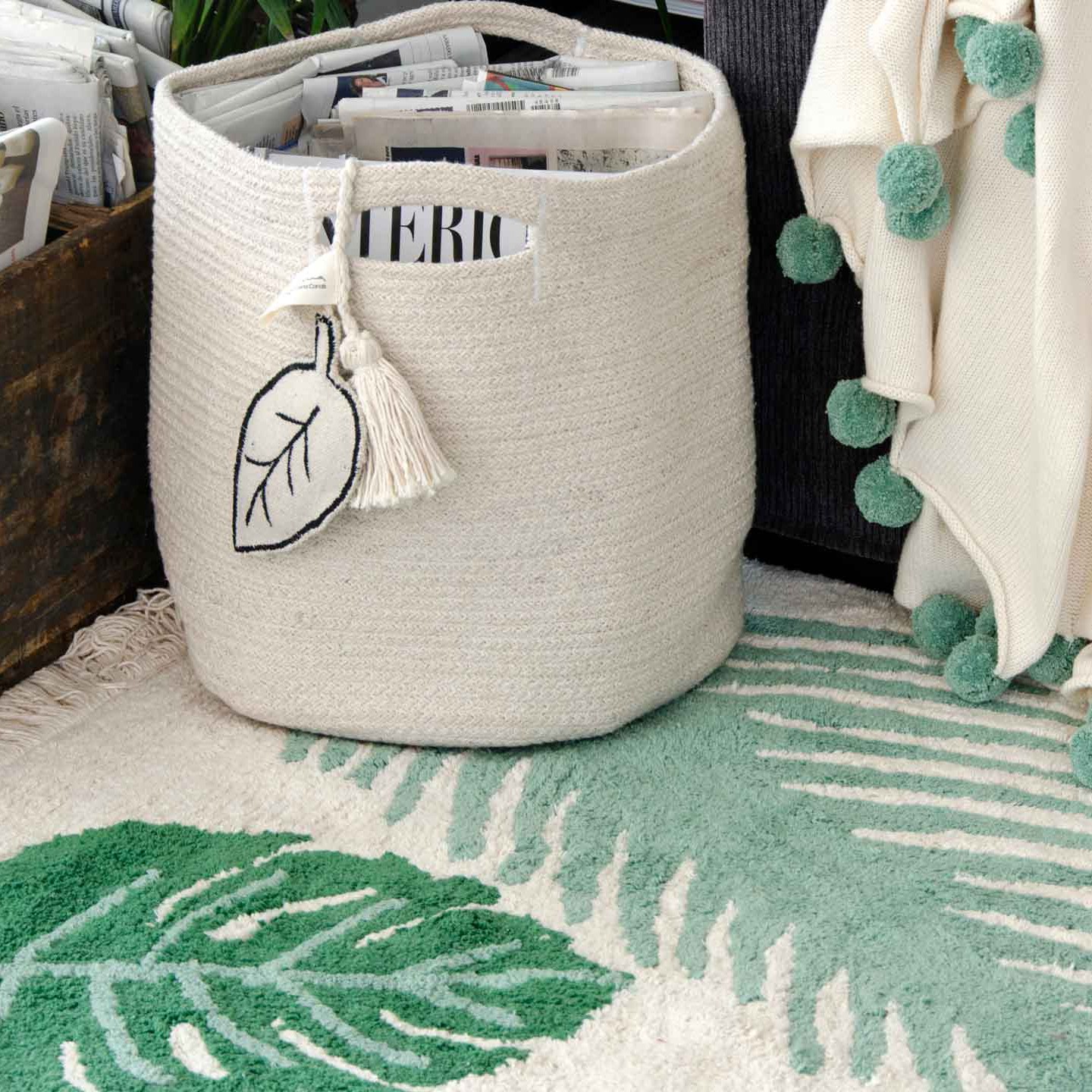 RUG TROPICAL GREEN (140X200)